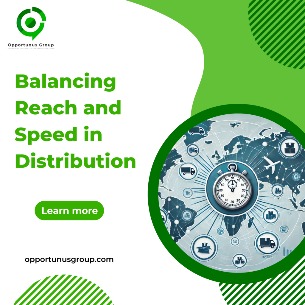 Balancing Reach and Speed in Distribution