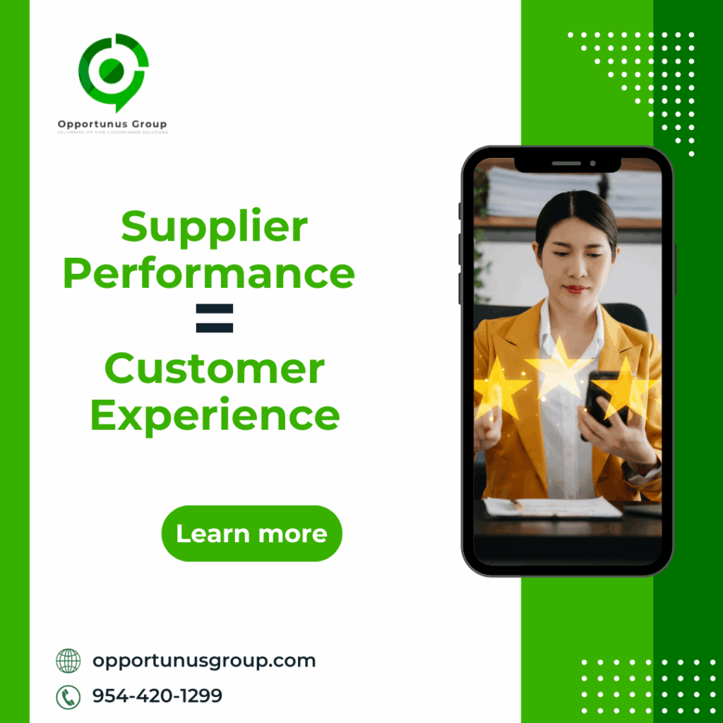 Supplier Performance = Customer Experience