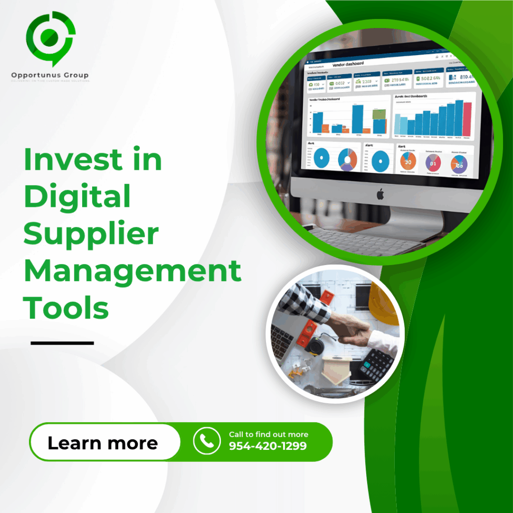 Invest in Digital Supplier Management Tools