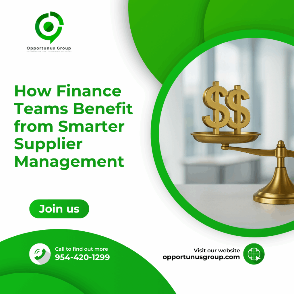 How Finance Teams Benefit from Smarter Supplier Management