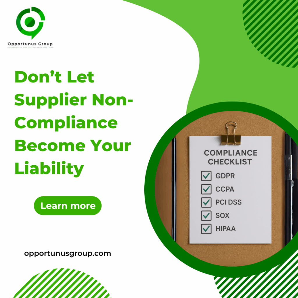 Don’t Let Supplier Non-Compliance Become Your Liability